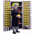 Deep-Door Combination Cabinet, 38" W x 24" D x 72" H, 4 Shelves