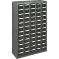 KPC-500 Parts Cabinet, Galvanized Steel, 60 Drawers, 22-3/5" x 8-7/10" x 36-9/10", Grey