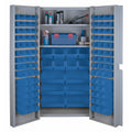 Deep Door Combination Cabinets, 38" W x 24" D x 72" H, Grey