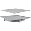 Heavy-Duty Industrial Carousel Drawer Cabinets, Steel, 27-1/2" W x 27-1/2" D x 4" H, Grey