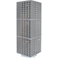 Heavy-Duty Industrial Carousel Drawer Cabinet, Steel, 384 Drawers, 27" W x 27" D x 80" H, Grey