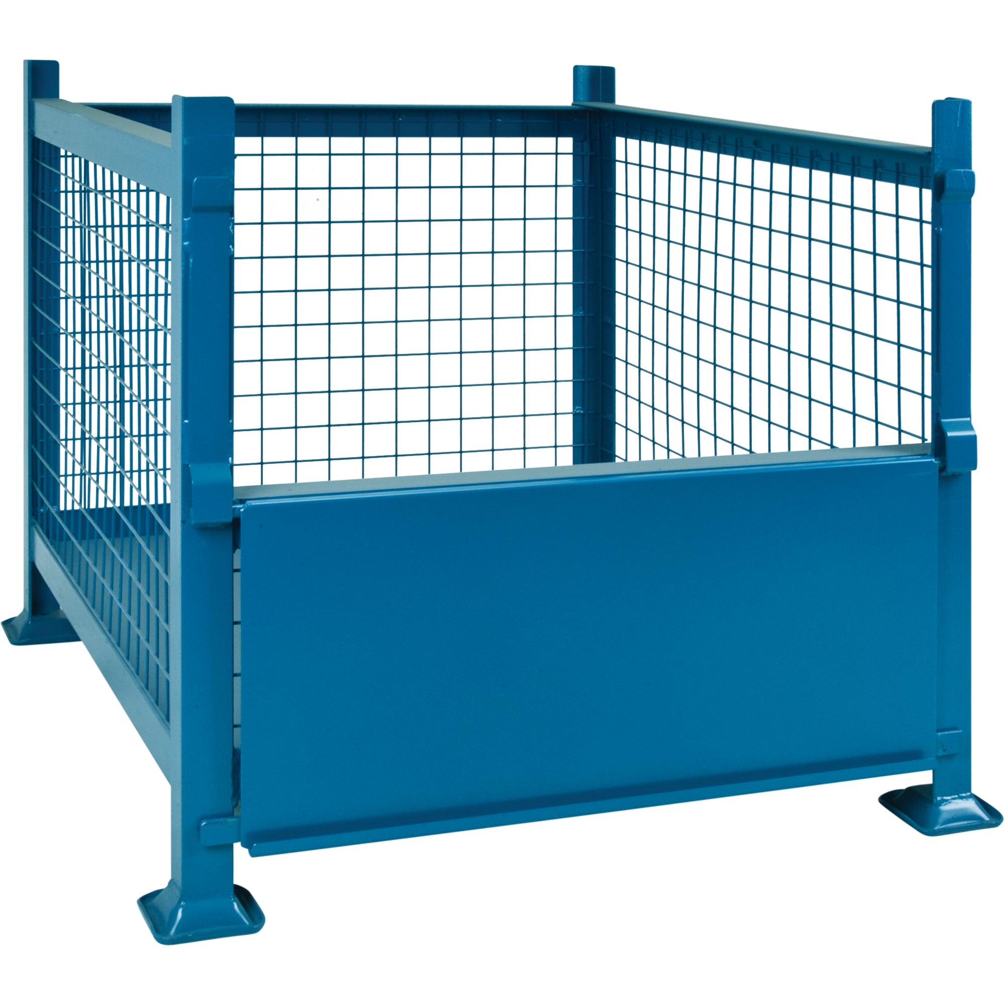 Bulk Stacking Containers, 34.5" W x 40.5" D x 30" H, 3000 lbs. Capacity