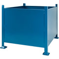Bulk Stacking Containers, 30" H x 34.5" W x 40.5" D, 3500 lbs. Capacity