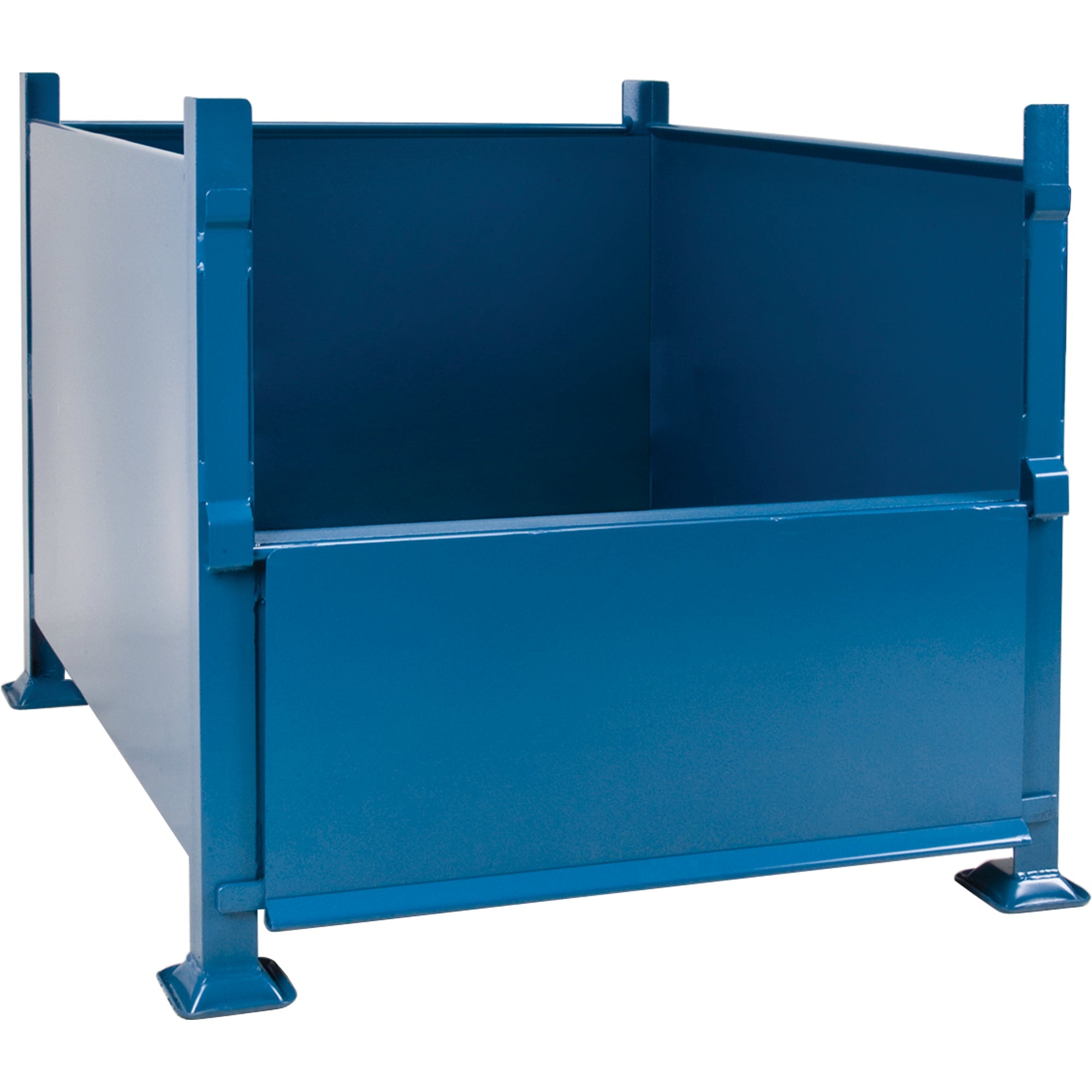 Bulk Stacking Containers, 30" H x 40.5" W x 48.5" D, 3500 lbs. Capacity