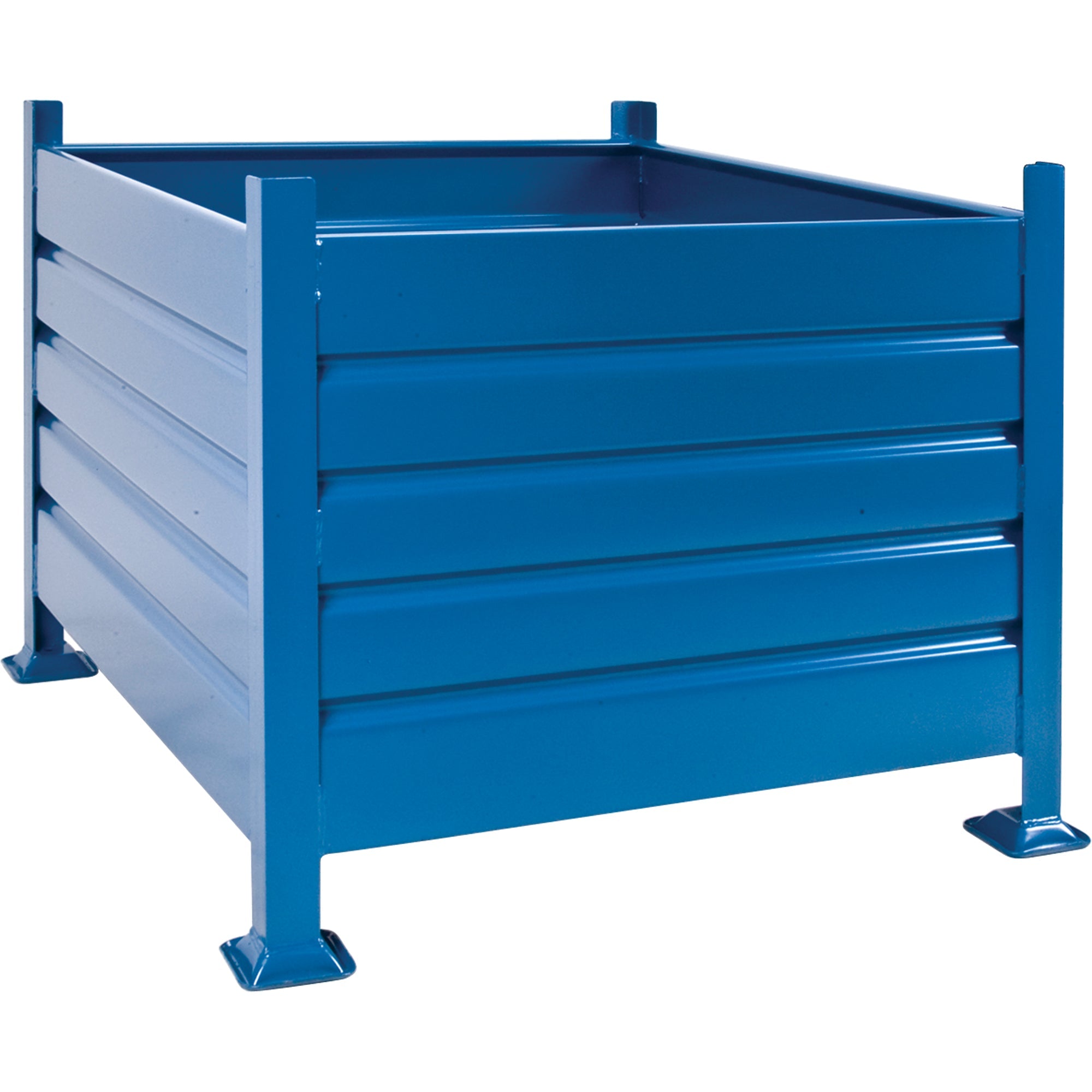 Bulk Stacking Containers, 30" H x 34.5" W x 40.5" D, 4500 lbs. Capacity