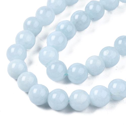 Blue Chalcedony Gemstone Bead
