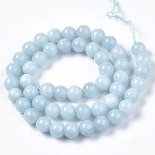 Blue Chalcedony Gemstone Bead