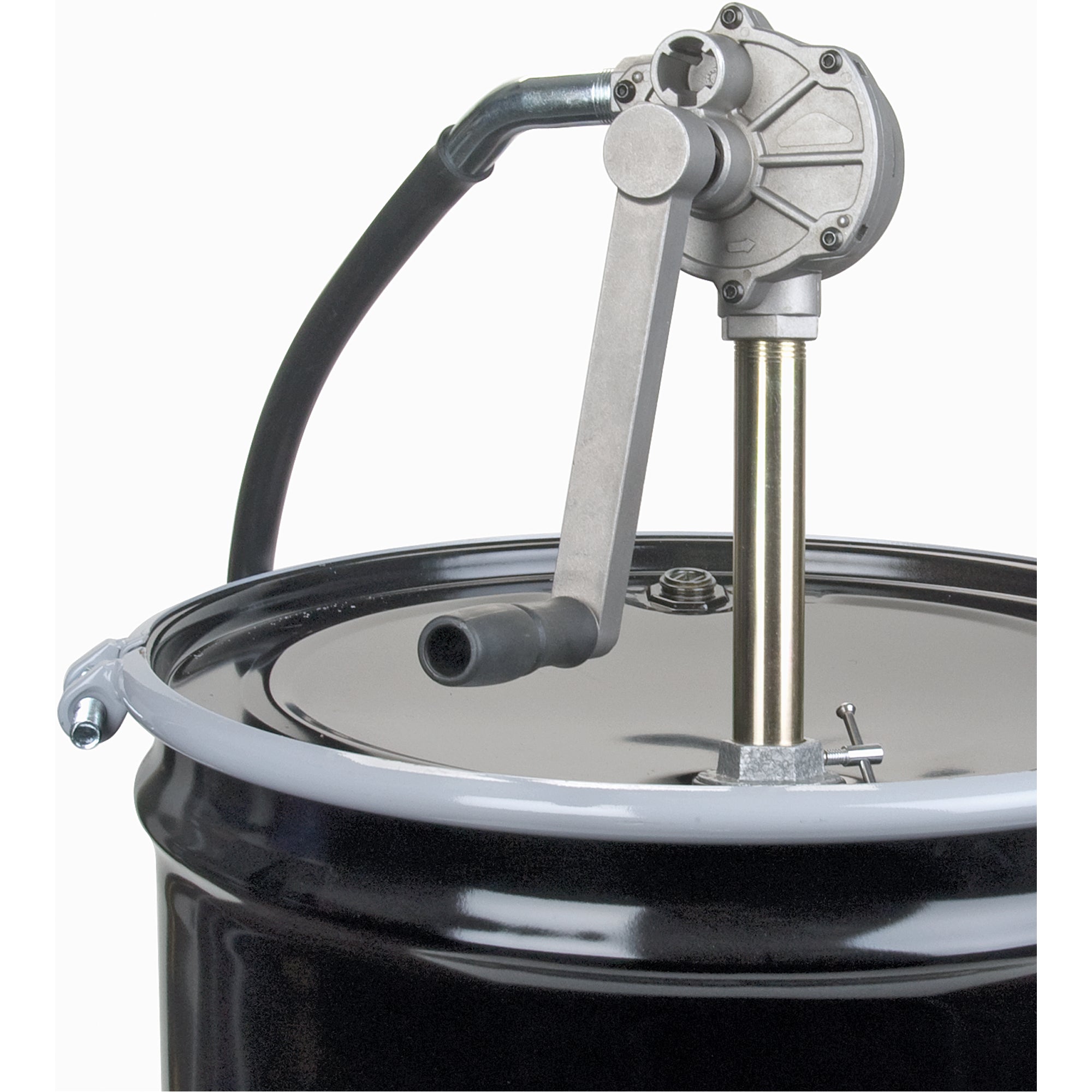 Rotary Type Drum Pump, Aluminum, Fits 15-55 Gal., 6-3/4 oz. per revolution