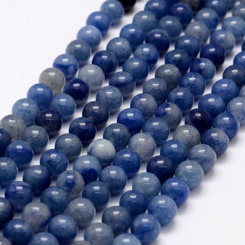 Blue Aventurine Gemstone Beads