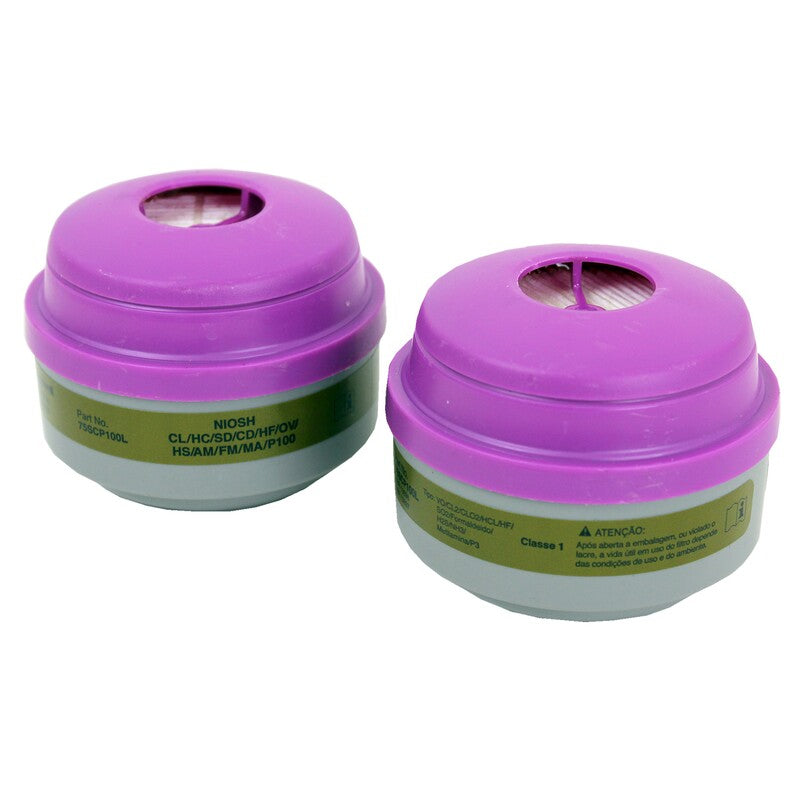 Pack of 2 MC/P100 Filter Cartridges for Honeywell™ Series Half Masks