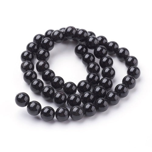 Obsidian Gemstone Bead