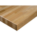 Laminated Hardwood Workbench Top, 96" W x 48" D, Square Edge, 1-3/4" Thick
