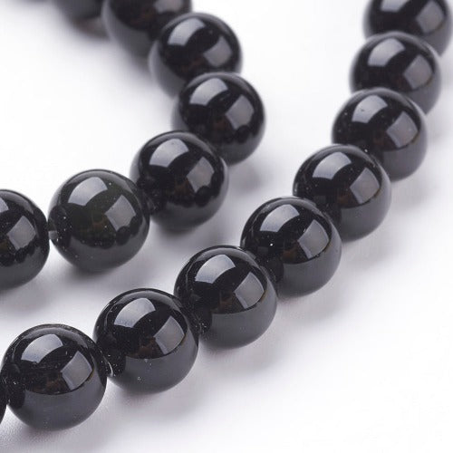 Obsidian Gemstone Bead