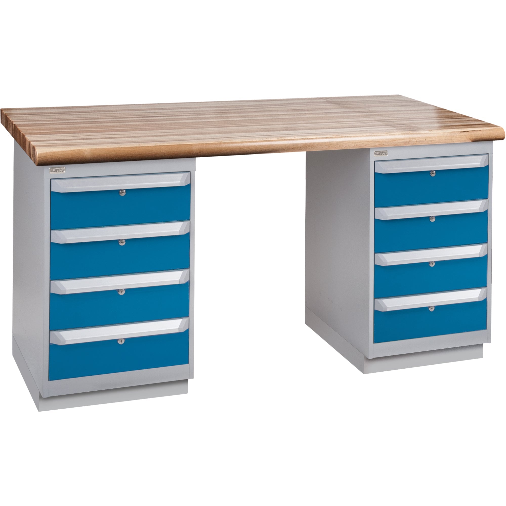 Pre-Designed Workbench, Dual Drawers, 2500 lbs. Cap., 60" W x 24" D, 34" H