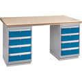 Pre-Designed Workbench, 60" W x 36" D x 34" H, 2500 lbs. Capacity
