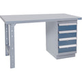 Workbench, 60" W x 36" D x 34" H, 2500 lbs. Capacity