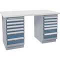 Pre-Designed Workbench, 60" W x 36" D x 34" H, 2500 lbs. Capacity