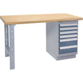 Heavy-Duty Workbench, 1500 lbs. Cap., 72" W x 30" D, 34" H