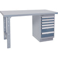 Pre-Designed Workbench, 72" W x 30" D x 34" H, 2500 lbs. Capacity