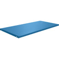 Cabinet Workbench - Shelves, 58 3/4" x 300 lbs. Capacity, Steel, Blue