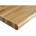 Laminated Hardwood Workbench Top, 60" W x 36" D, Bullnose Edge, 1-3/4" Thick
