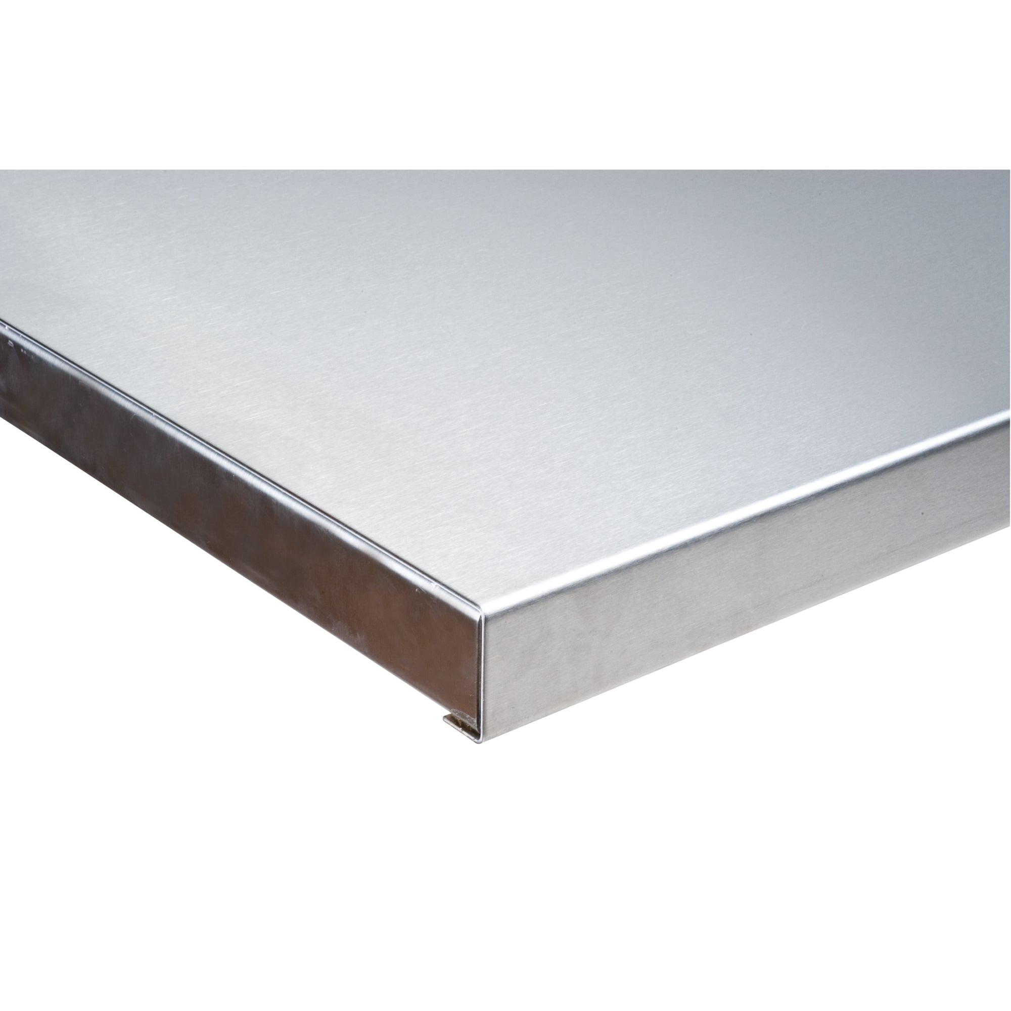 304 Stainless Steel Wood-Filled Workbench Tops, 24" D x 60" W, 1-3/4" Thick