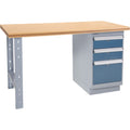 Workbench, 60" W x 36" D x 34" H, 2500 lbs. Capacity
