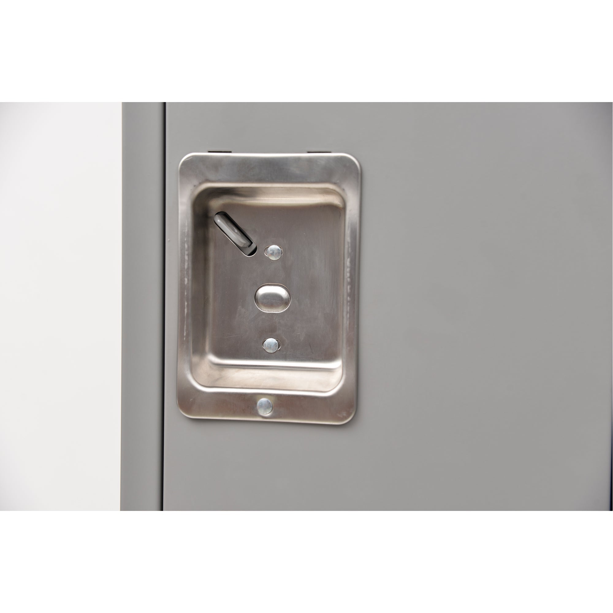 Lockers, Bank of 3, 36" x 18" x 72", Steel, Grey, Rivet (Assembled)