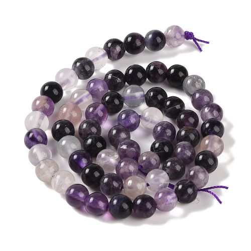 Fluorite Purple Gemstone Bead