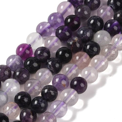 Fluorite Purple Gemstone Bead