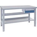 Industrial Duty Workbench, 60" W x 36" D x 34" H, 1000 lbs. Capacity