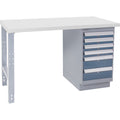 Industrial Duty Workbench, 36" W x 60" D x 34" H, 1000 lbs. Capacity