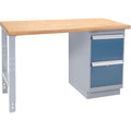 Industrial-Duty Workbench, 1000 lbs Cap., 72" W x 30" D, 34" H