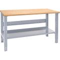 Industrial-Duty Workbench, 1000 lbs Cap., 72" W x 30" D, 34" H