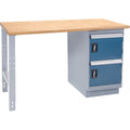 Industrial-Duty Workbench, 1000 lbs Cap., 72" W x 30" D, 34" H