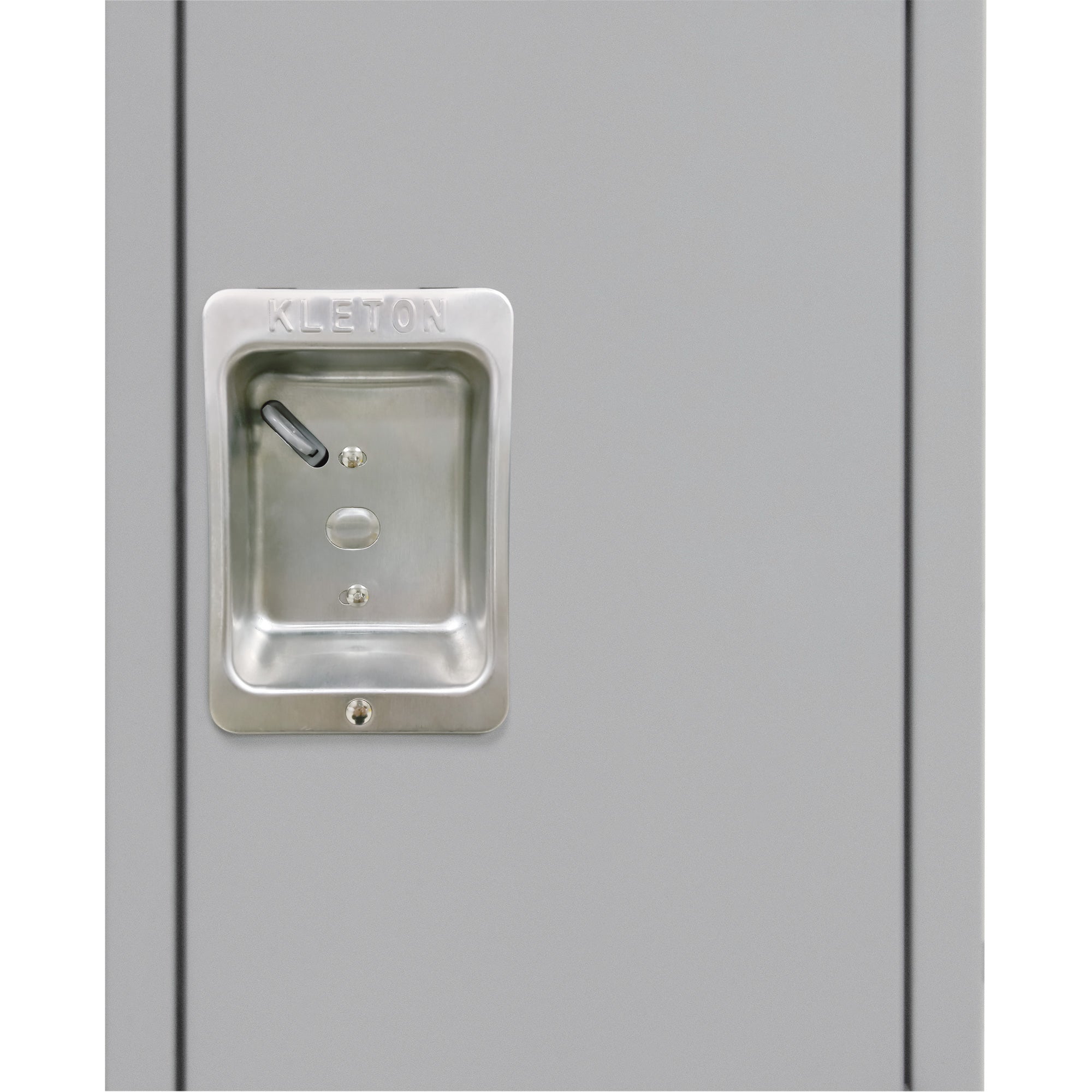 Lockers, 3 -tier, Bank of 3, 36" x 18" x 82", Steel, Grey, Knocked Down