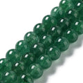 Green Strawberry Quartz  Gemstone Bead