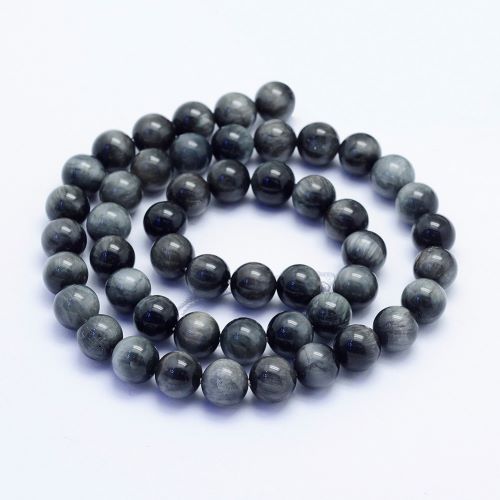 Hawk's Eye Gemstone Bead