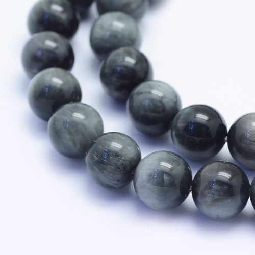 Hawk's Eye Gemstone Bead