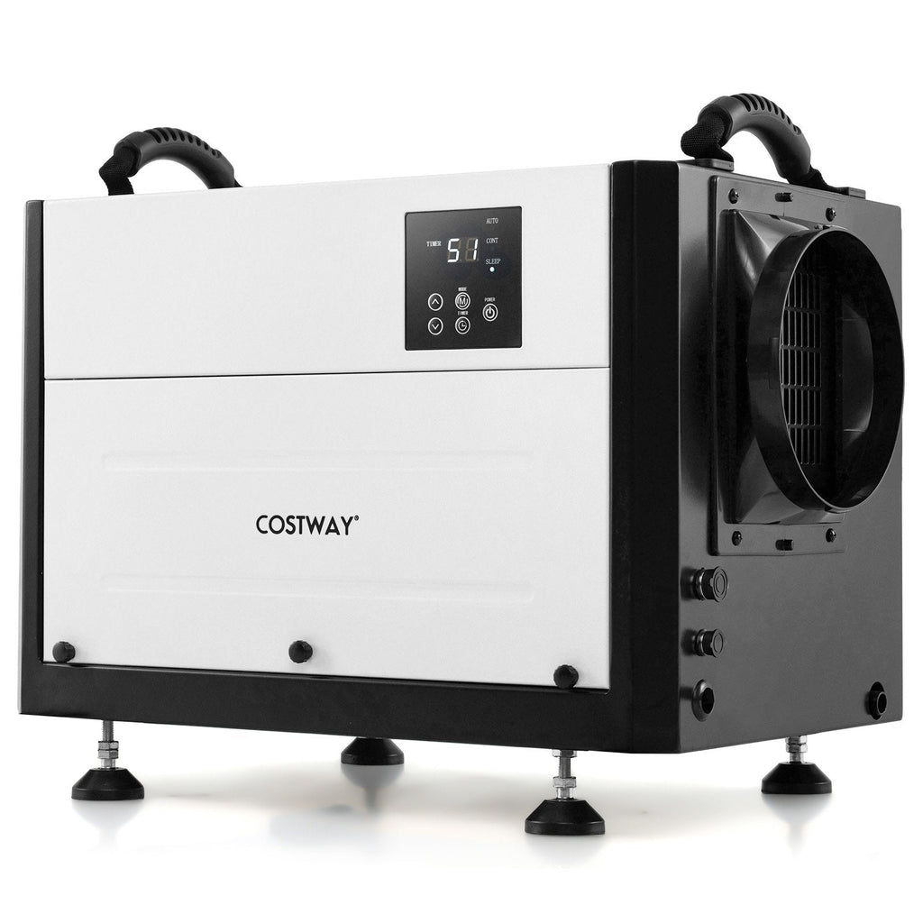 124 Pint Crawl Space Dehumidifier with 3 Modes and 24H Timer-Blue