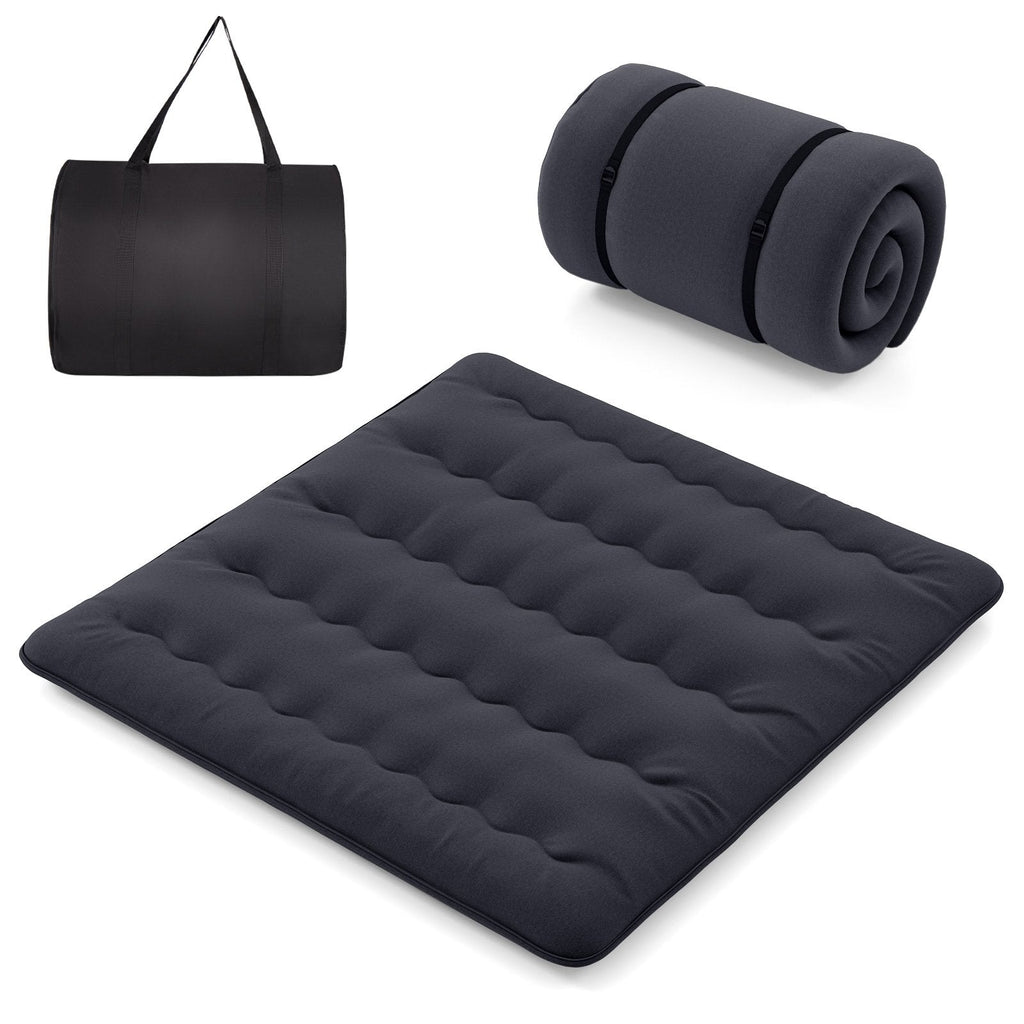 Futon Mattress with Washable Cover and Foldable Mat-Queen Size