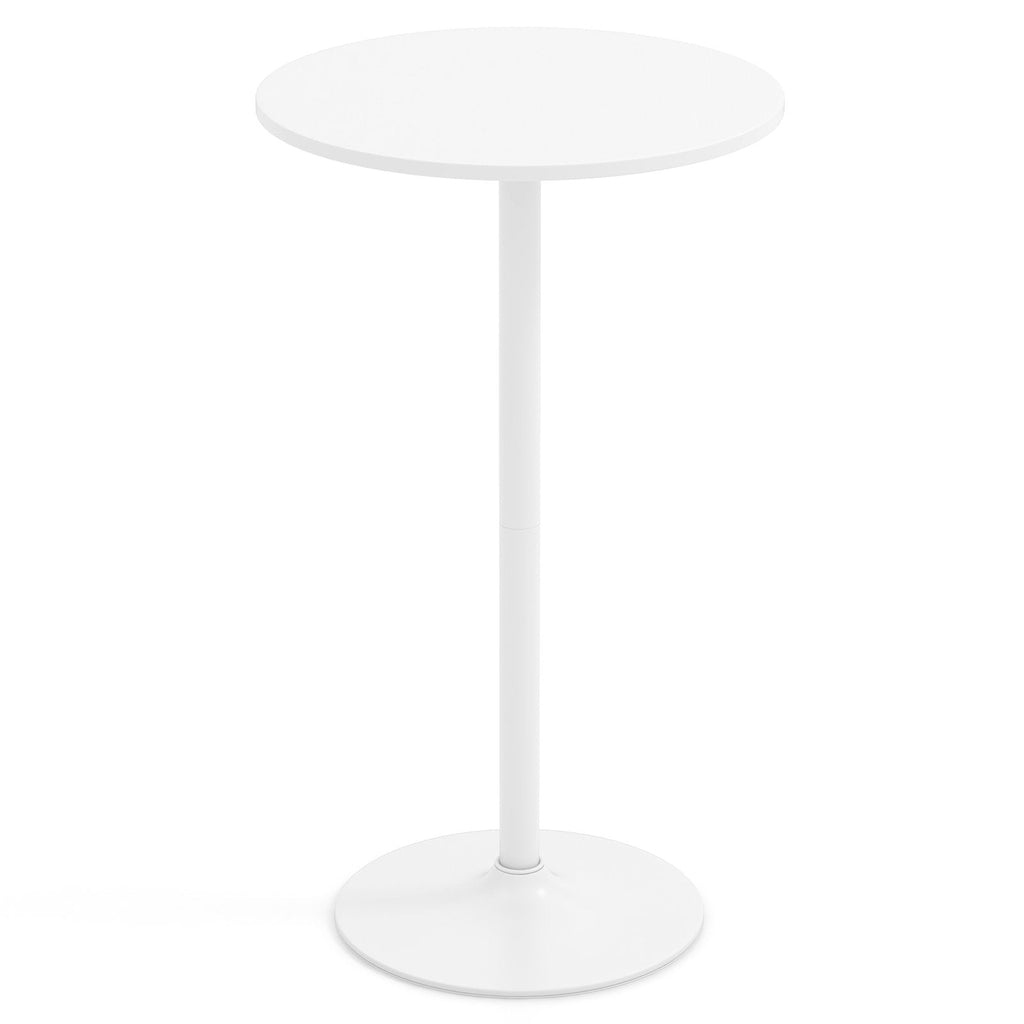 Round Bistro Table 40 Inch Bar Height Tall Coffee Cocktail Table-Set of 1
