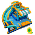 Inflatable Water Slide Bounce House Kids Jump Castle with 680W Blower