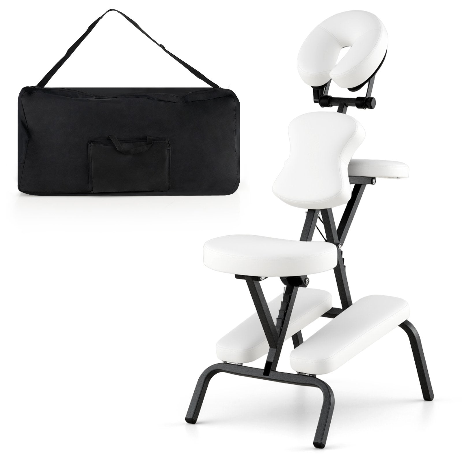 PU Leather Pad Travel Massage Chair with Carrying Bag