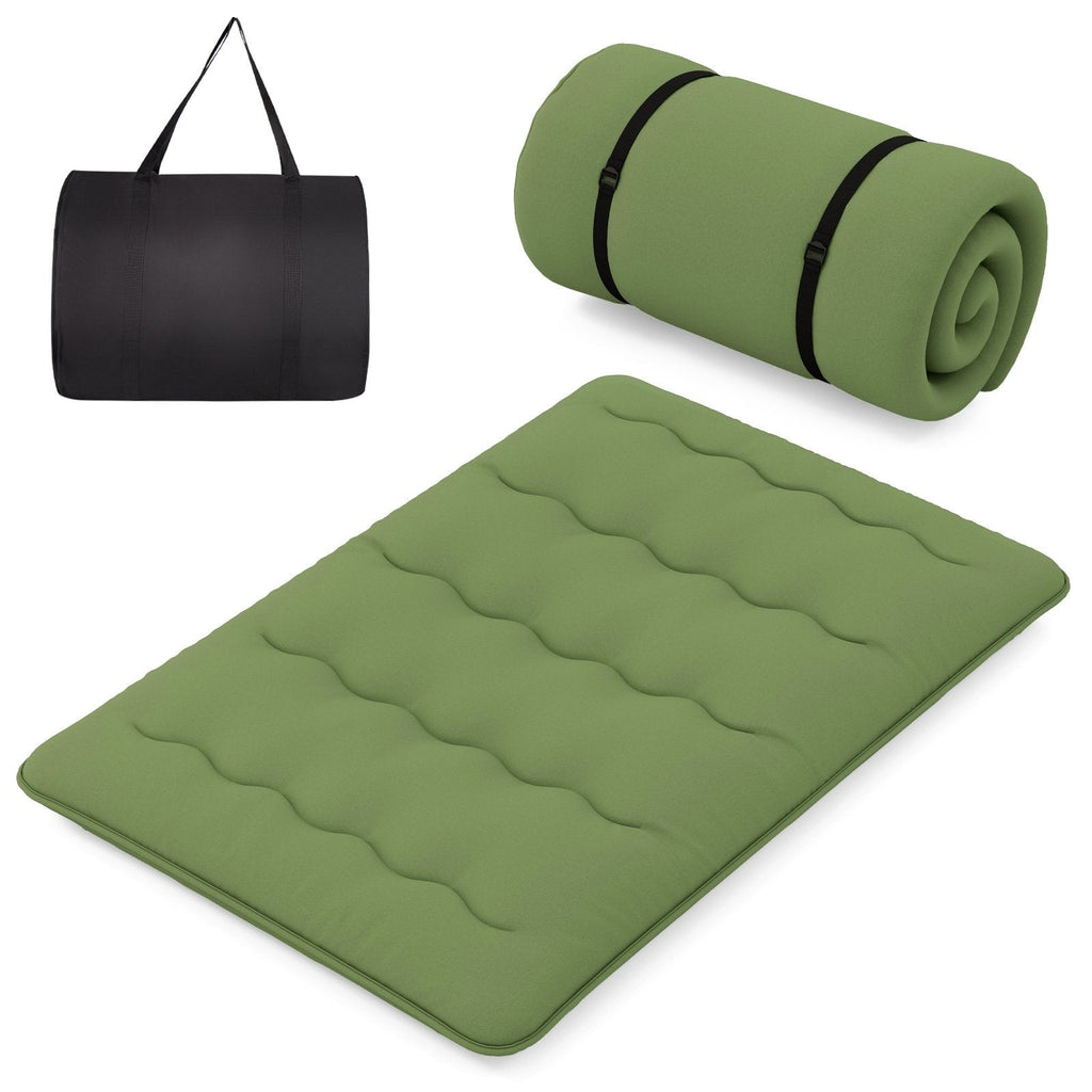 Floor Mattress with Washable Cover and Carry Bag-King Size