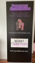 Custom Retractable Banner 34x81 - Trade Show Display Stand