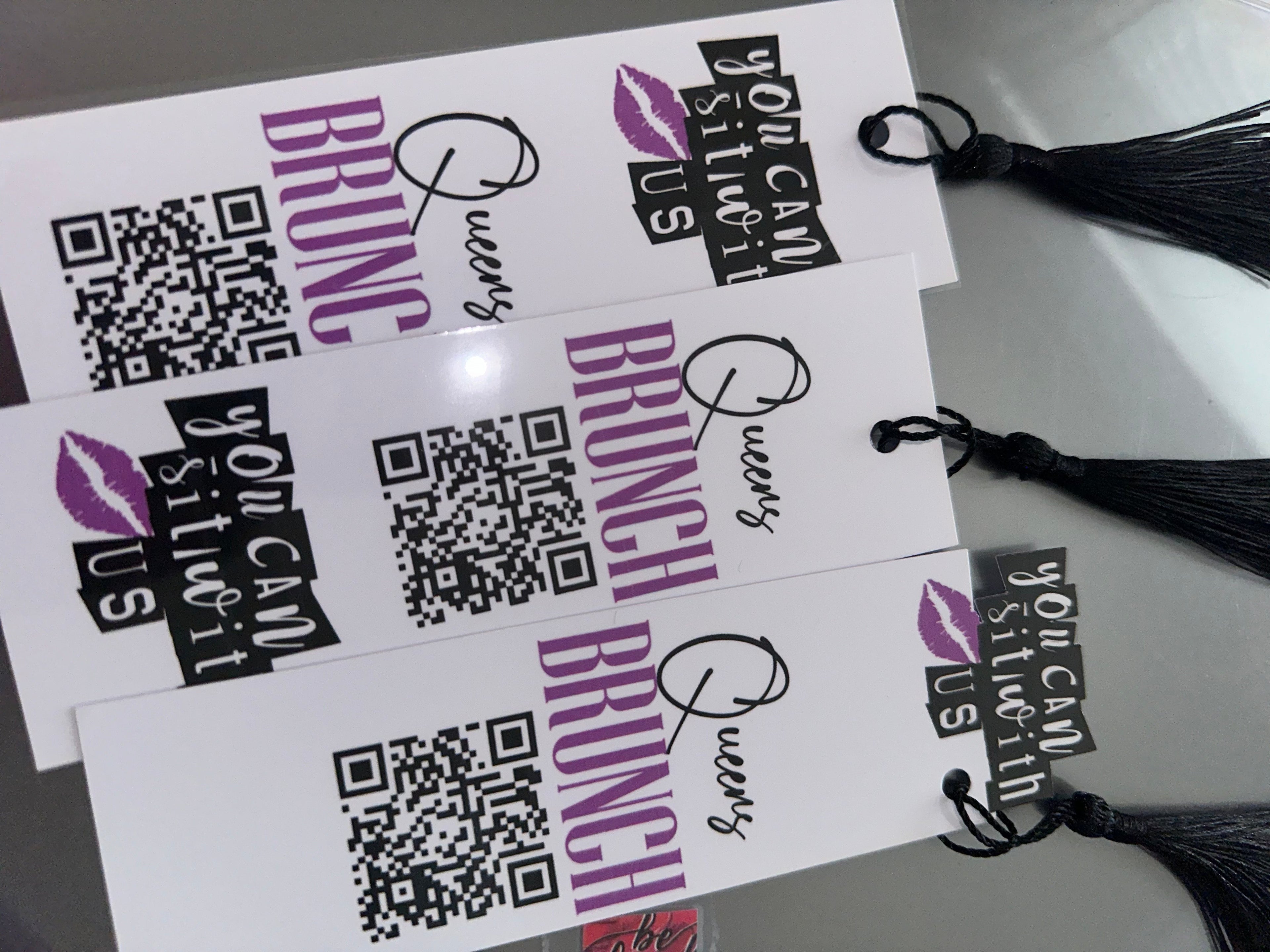 Custom Bookmarks Set of 12 - Personalized Business & Gift Bookmarks