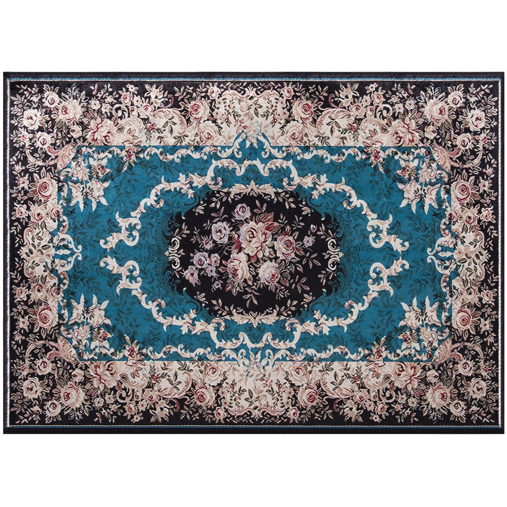 Area Rug with Non-Shedding Surface and Anti-slip Bottom-M