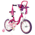 16 Inch Kids Bike with Doll Seat and Removable Training Wheels-16 inches