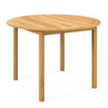 4-Person Large Round Outdoor Dining Table